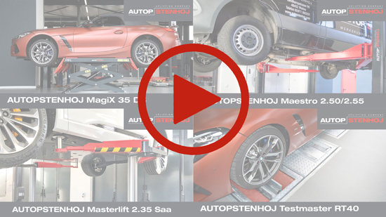 AUTOPSTENHOJ 4-ram lift - The perfect wheel alignment lift