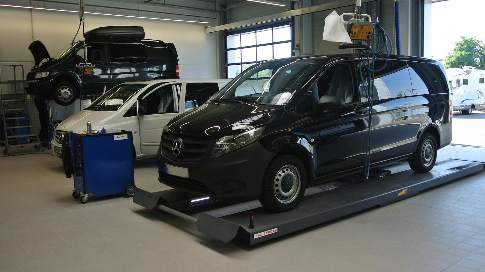 Mercedes Benz branch in Frankfurt, Germany